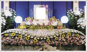 家族葬の花祭壇イメージ